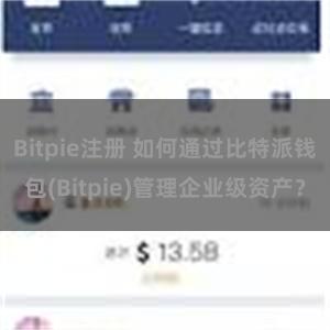 Bitpie注册 如何通过比特派钱包(Bitpie)管理企业级资产？