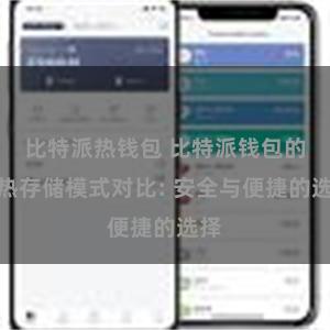 比特派热钱包 比特派钱包的冷热存储模式对比: 安全与便捷的选择
