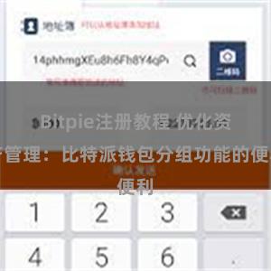 Bitpie注册教程 优化资产管理：比特派钱包分组功能的便利